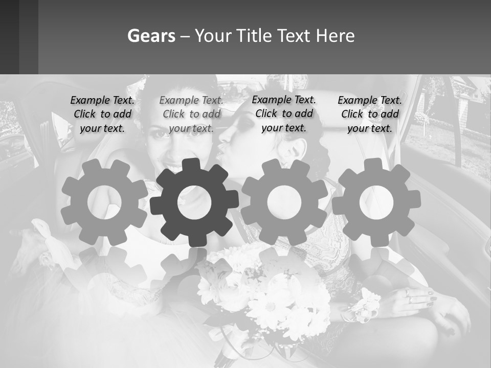 Flower Vector Shape PowerPoint Template