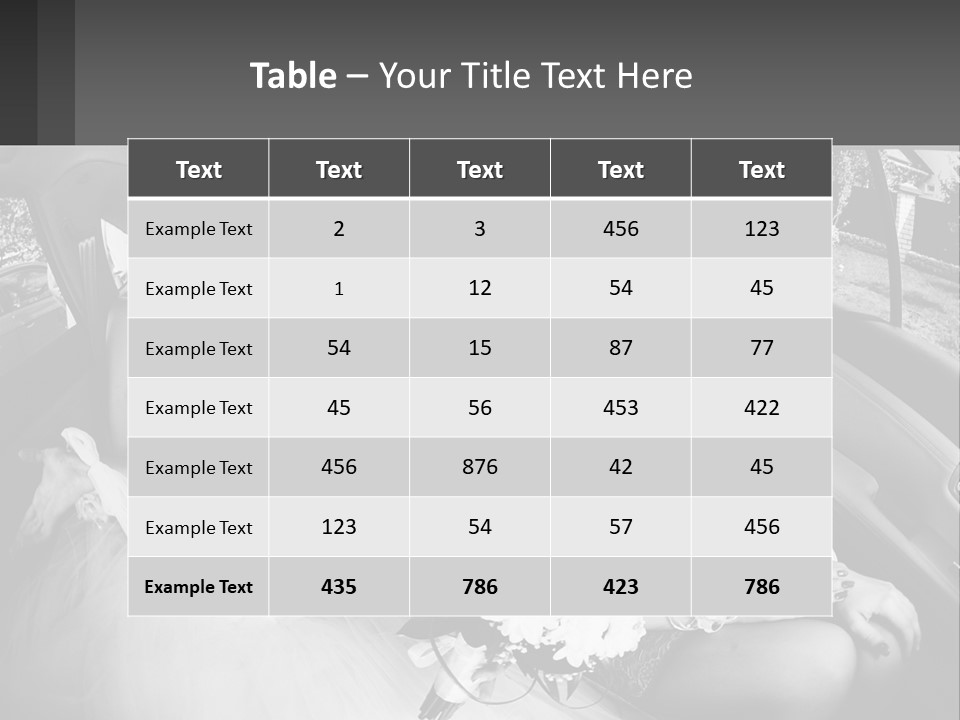 Flower Vector Shape PowerPoint Template