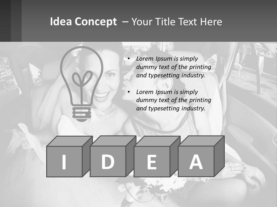 Flower Vector Shape PowerPoint Template