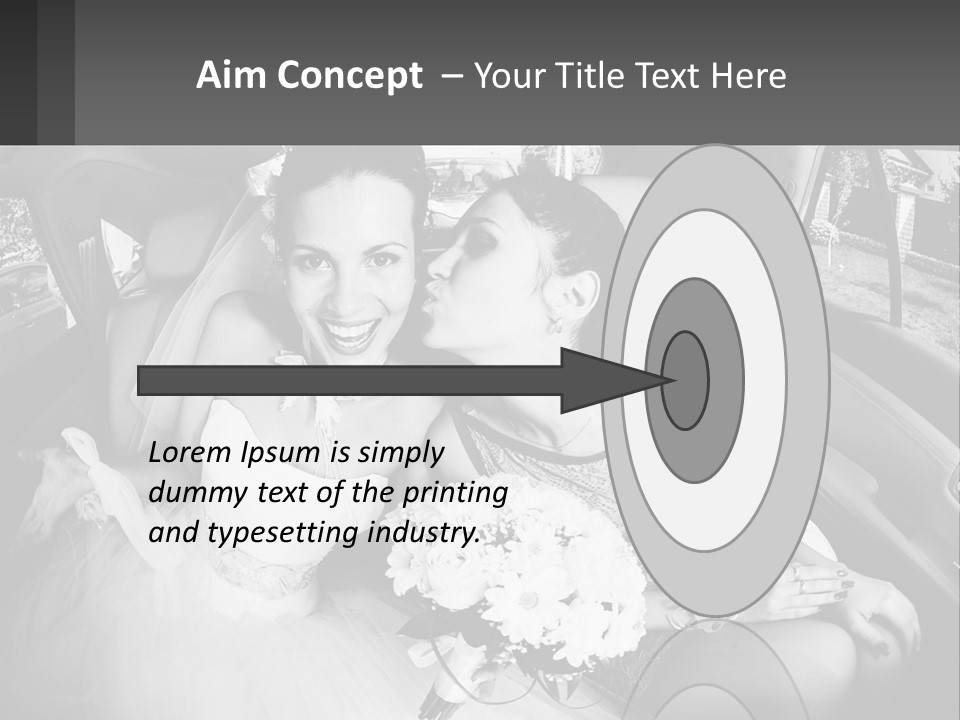 Flower Vector Shape PowerPoint Template