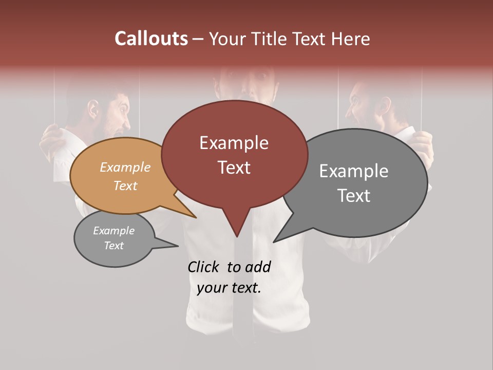 Bird Set Children PowerPoint Template