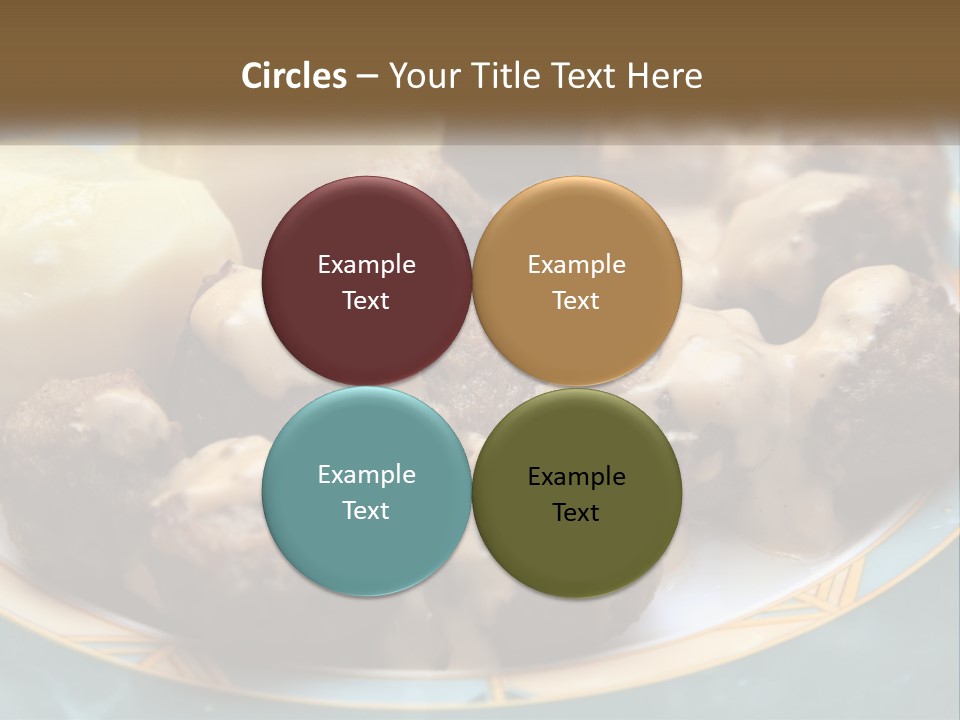 Celebration Shape Vector PowerPoint Template