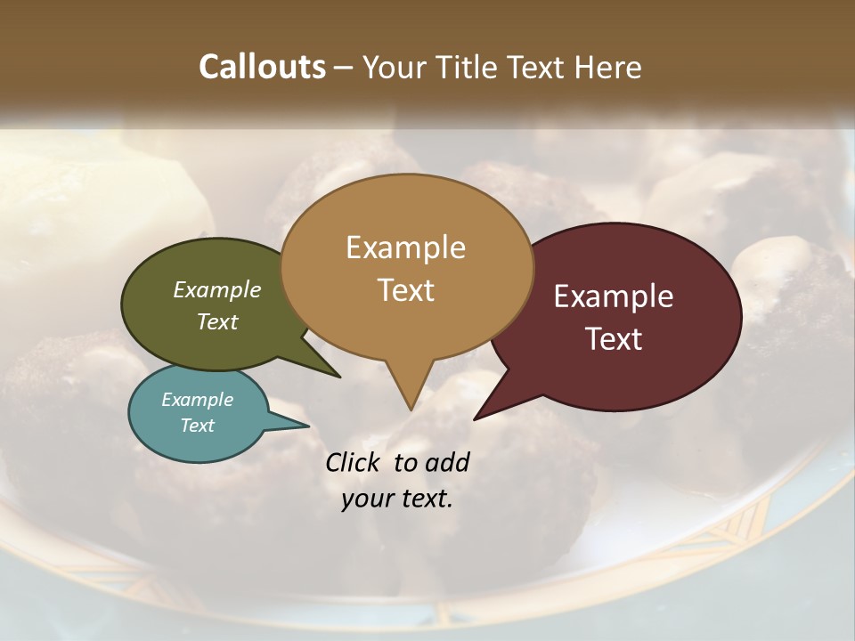 Celebration Shape Vector PowerPoint Template