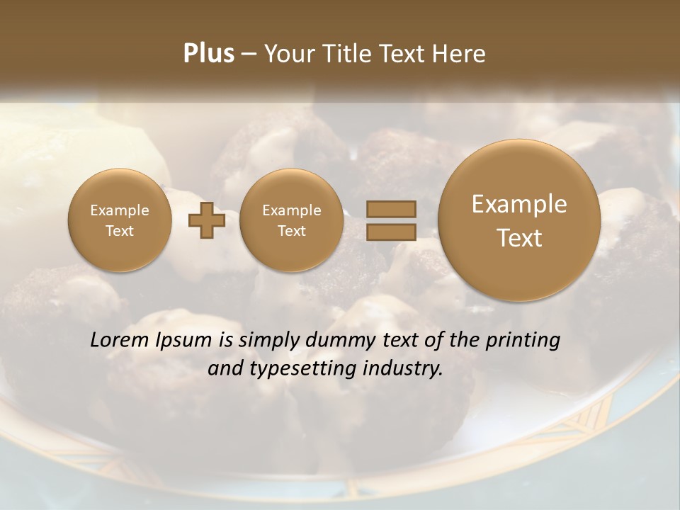 Celebration Shape Vector PowerPoint Template