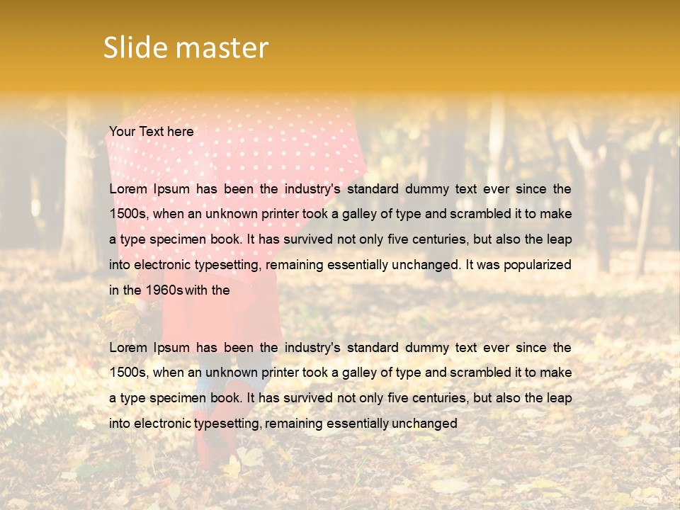 Balloon Element Design PowerPoint Template