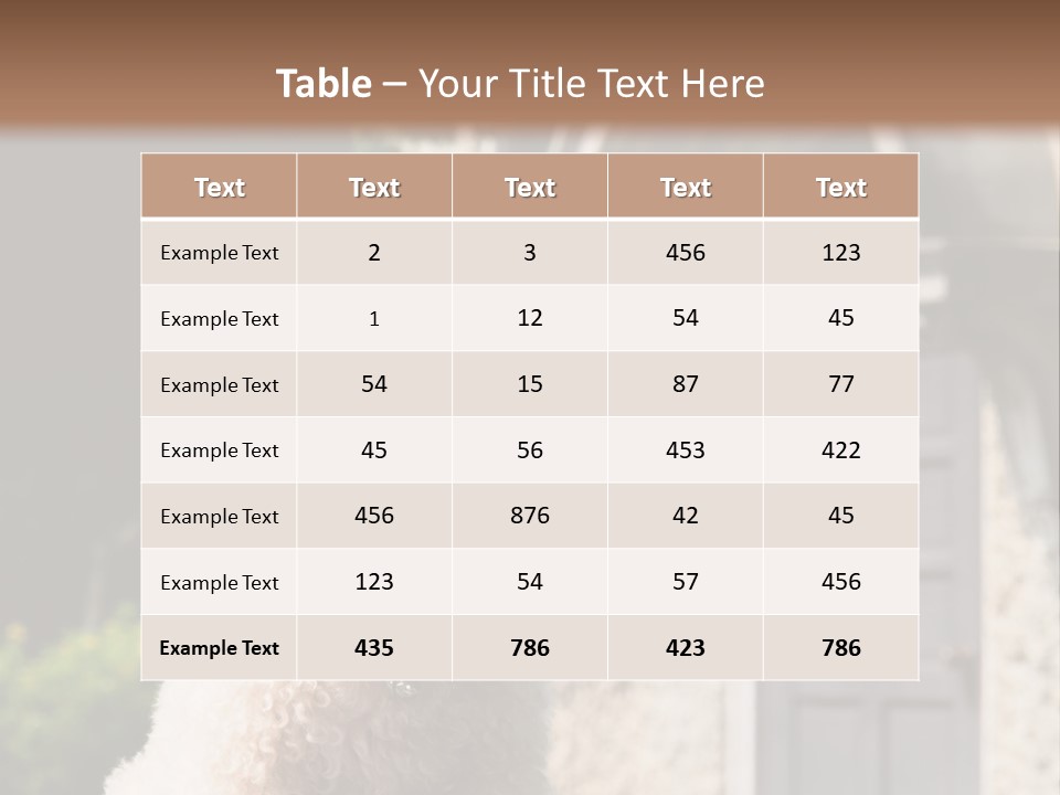 Bird Gift Postage PowerPoint Template