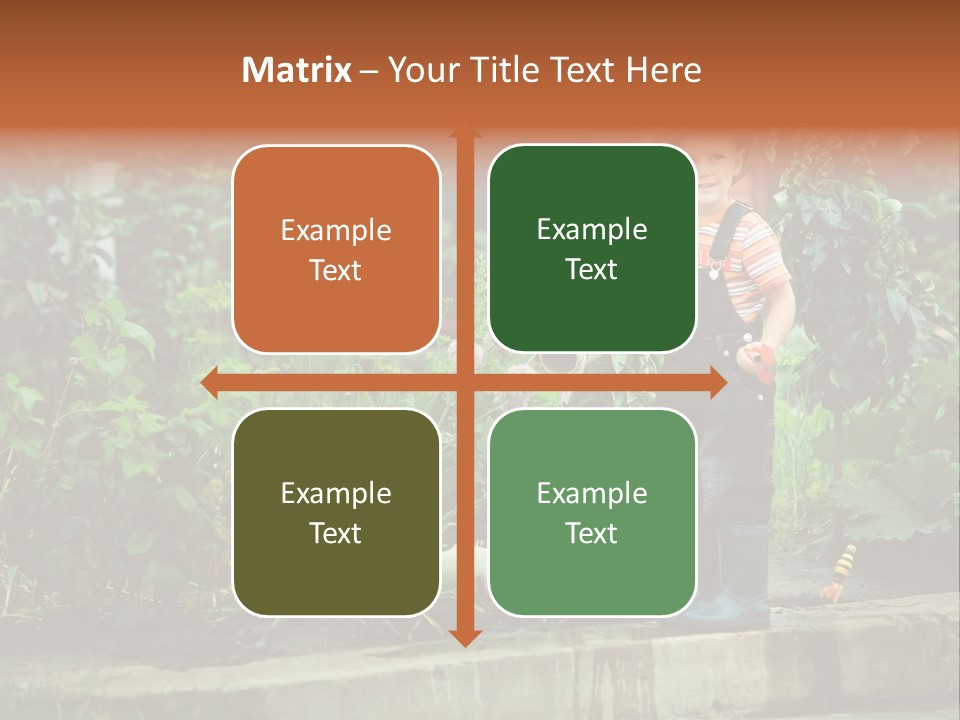 Element Cupcake Vector PowerPoint Template