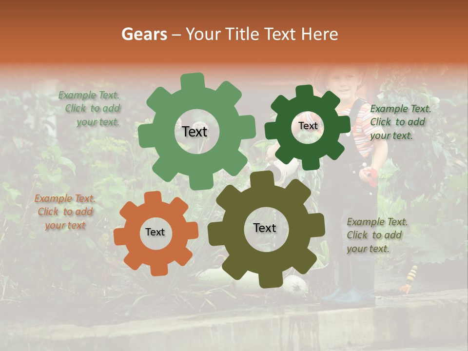 Element Cupcake Vector PowerPoint Template