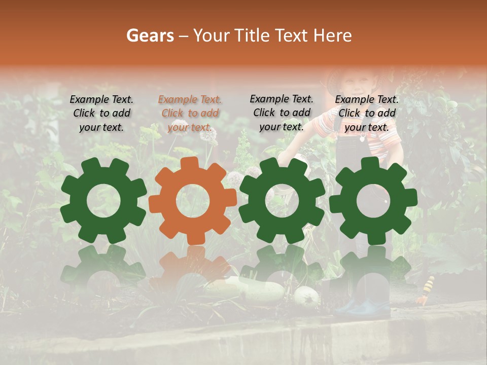 Element Cupcake Vector PowerPoint Template