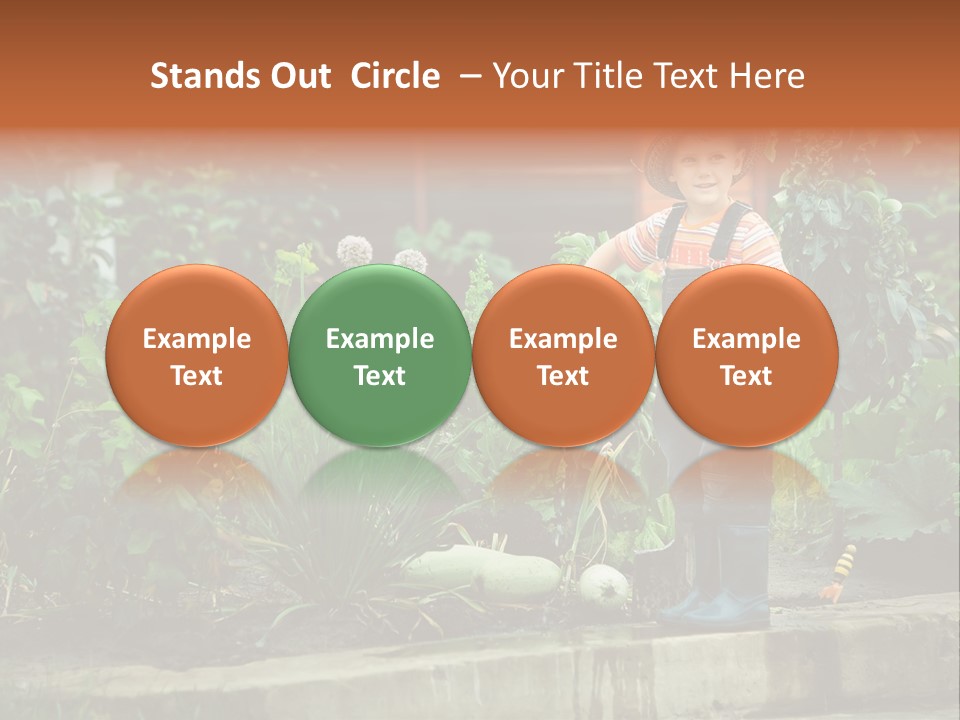 Element Cupcake Vector PowerPoint Template