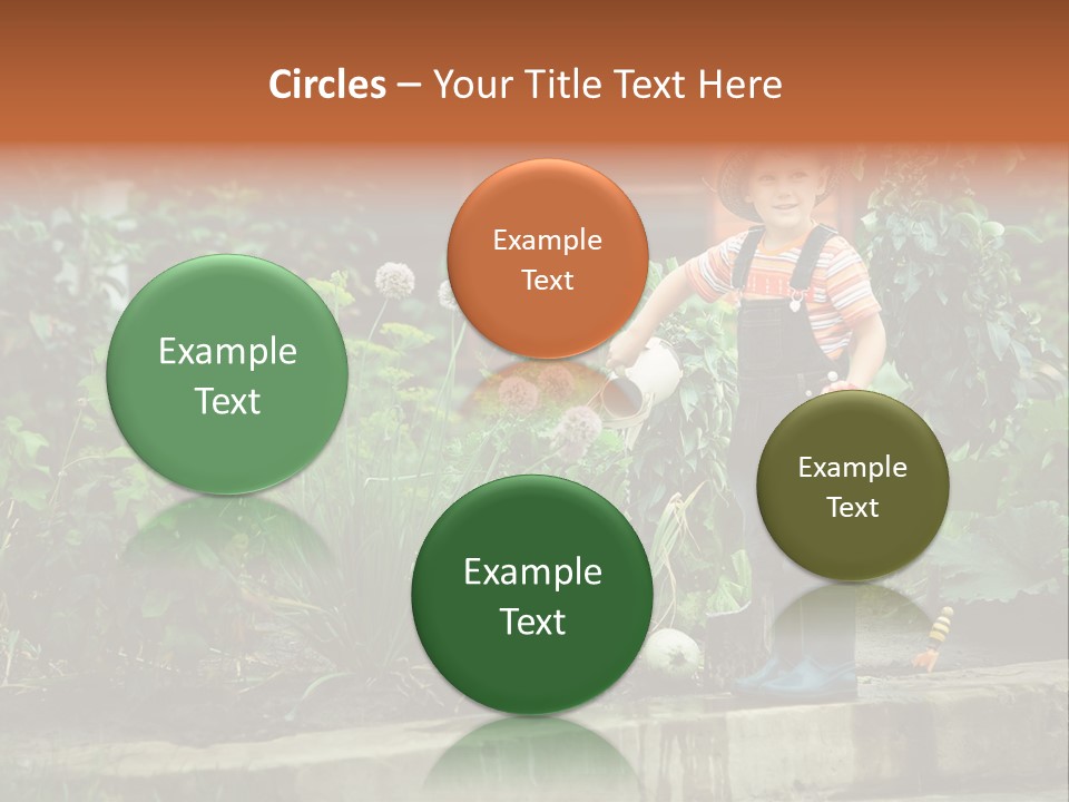 Element Cupcake Vector PowerPoint Template