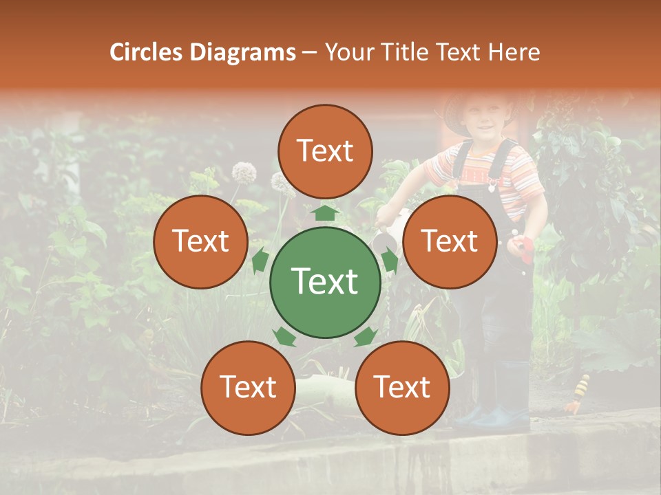 Element Cupcake Vector PowerPoint Template