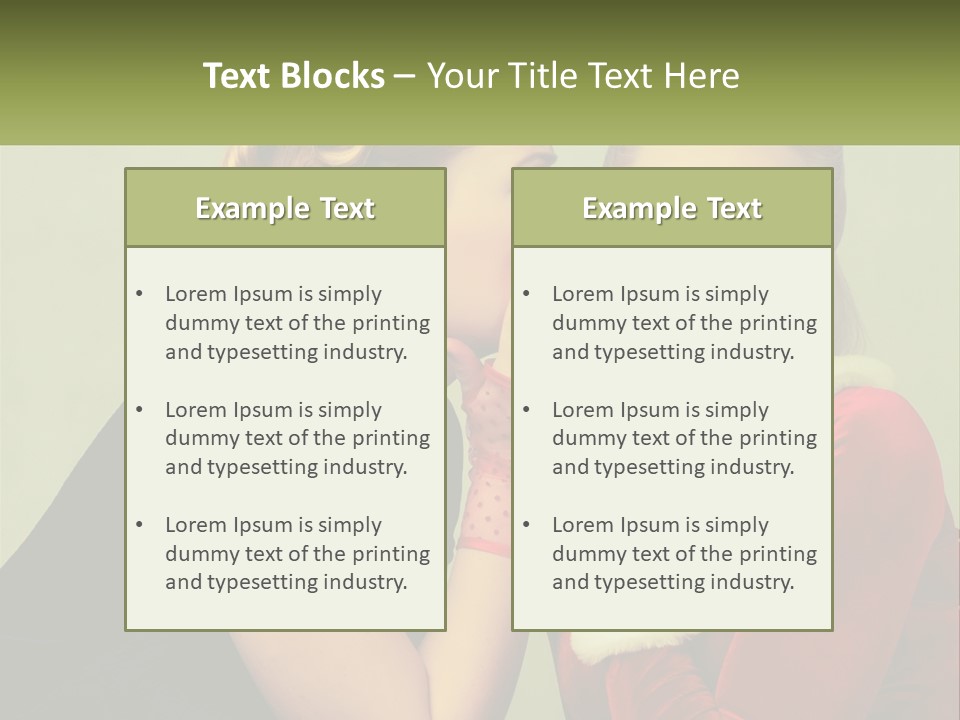 Box Children Set PowerPoint Template