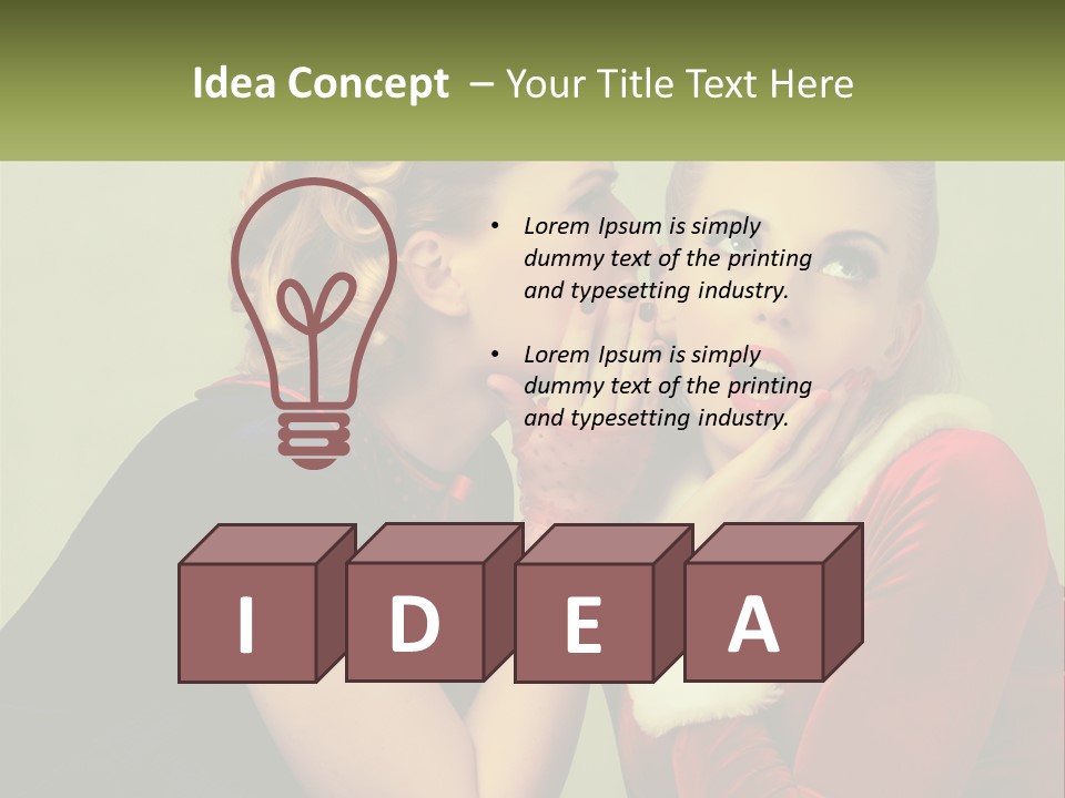 Box Children Set PowerPoint Template