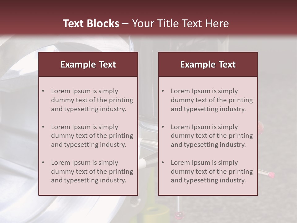 Pink Decoration Design PowerPoint Template