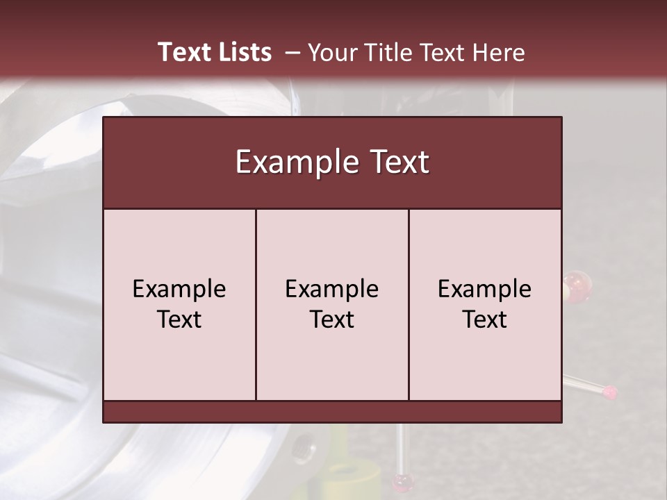 Pink Decoration Design PowerPoint Template