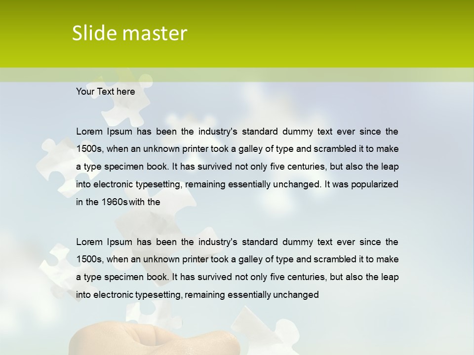 Happy Happiness Flag PowerPoint Template