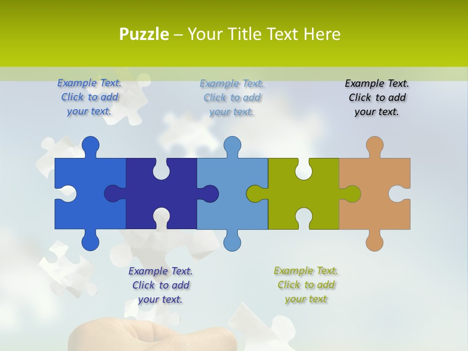 Happy Happiness Flag PowerPoint Template