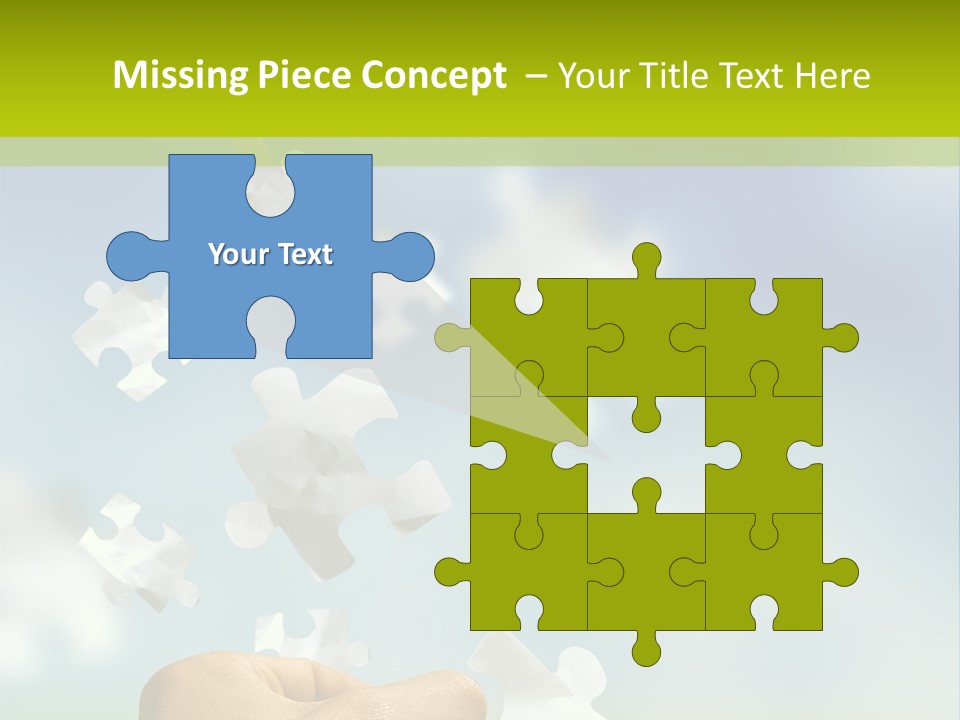 Happy Happiness Flag PowerPoint Template