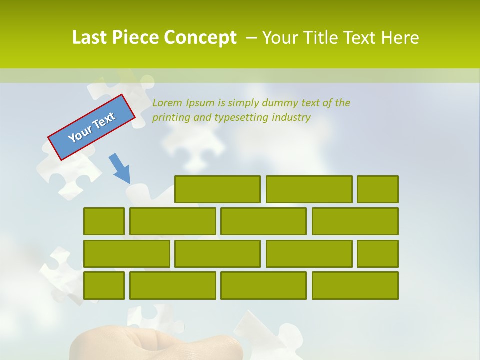 Happy Happiness Flag PowerPoint Template