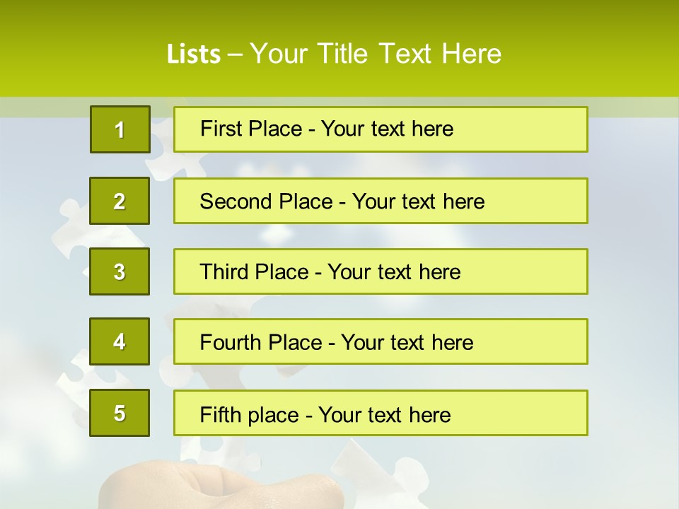 Happy Happiness Flag PowerPoint Template