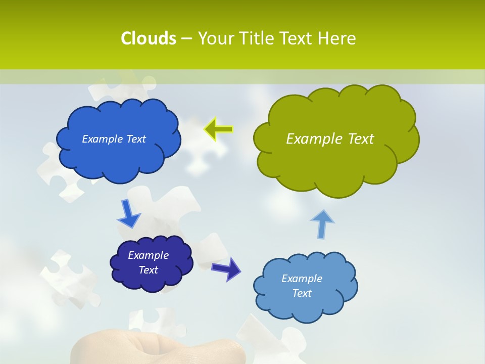 Happy Happiness Flag PowerPoint Template