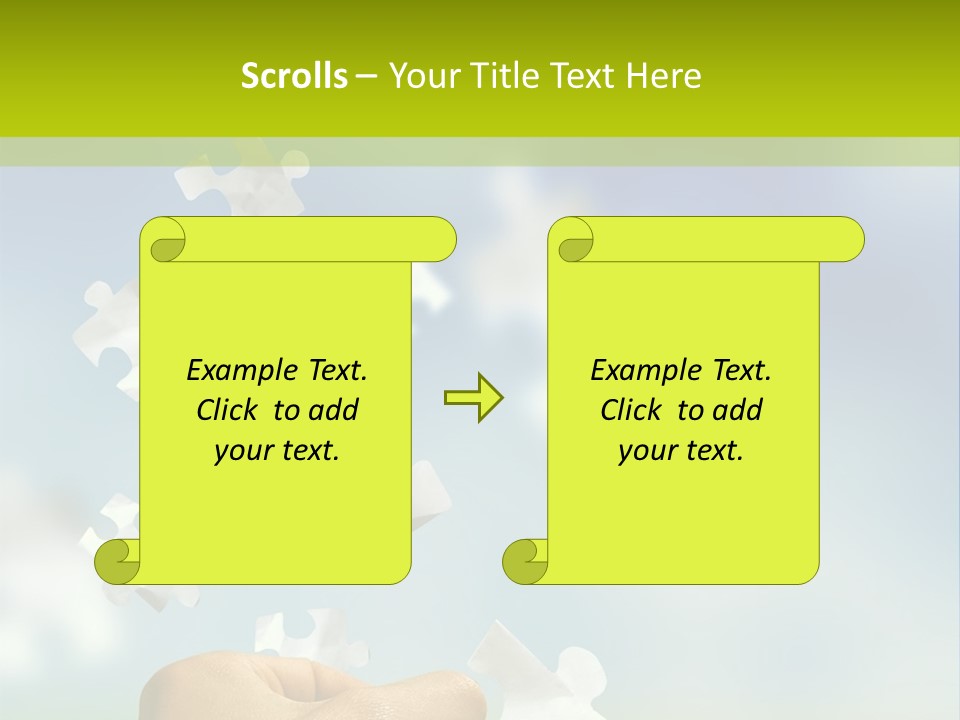 Happy Happiness Flag PowerPoint Template