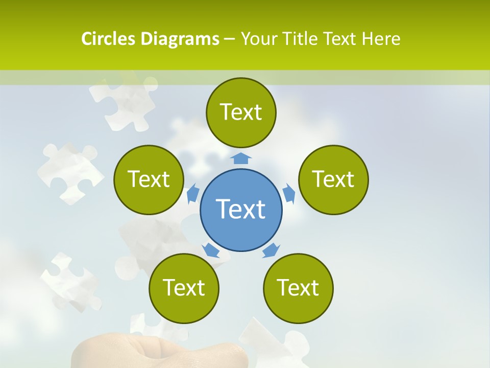 Happy Happiness Flag PowerPoint Template