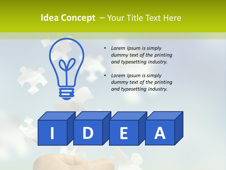 Happy Happiness Flag PowerPoint Template