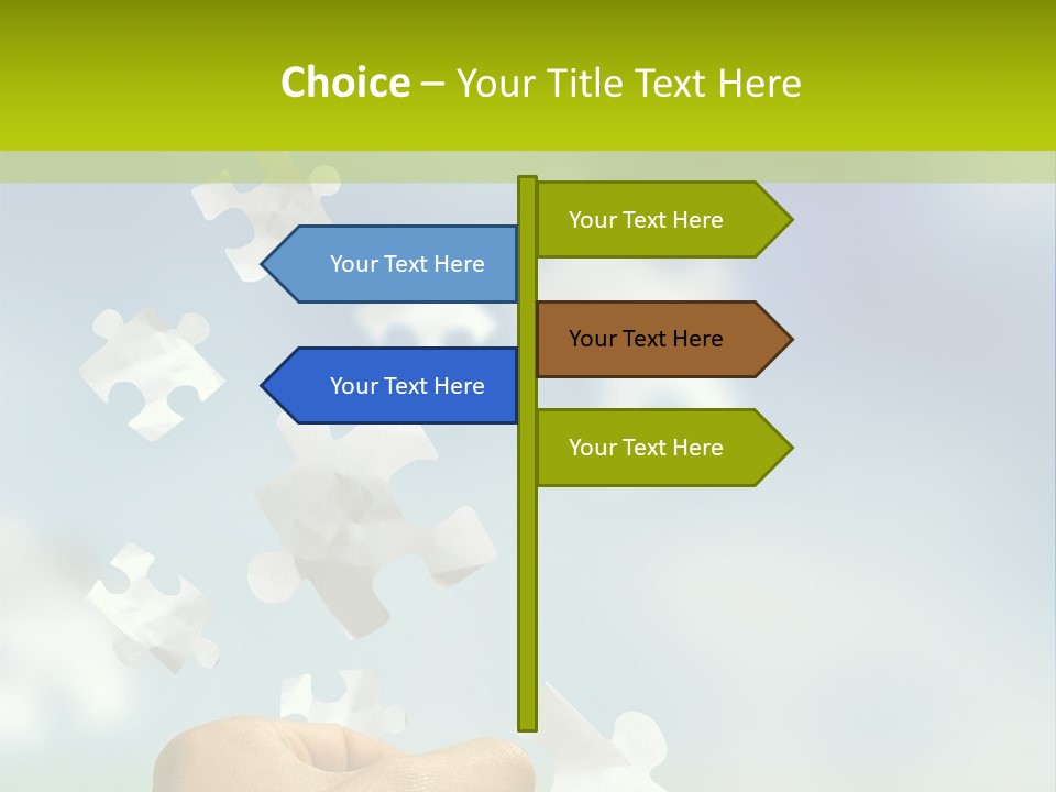 Happy Happiness Flag PowerPoint Template