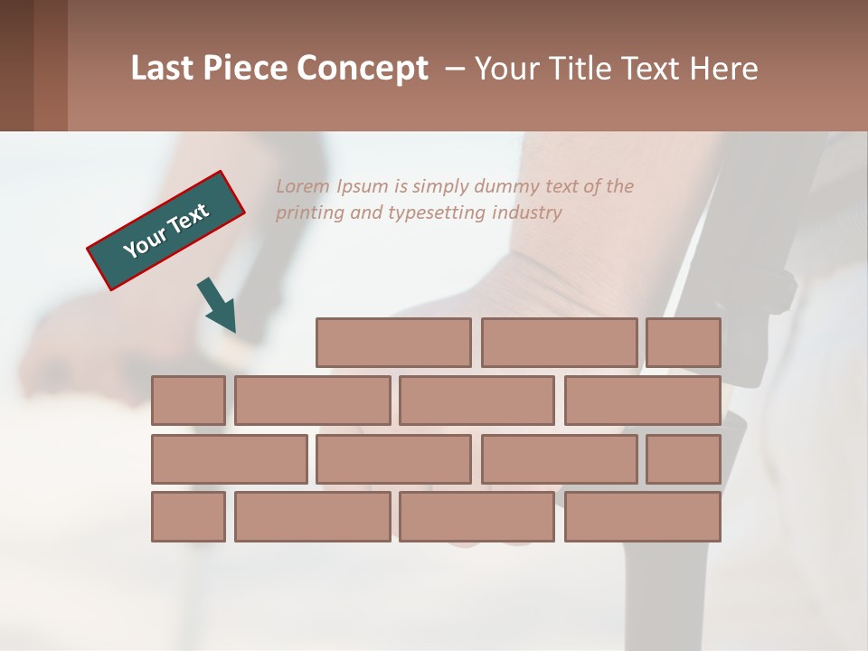 Candle Postage Celebration PowerPoint Template