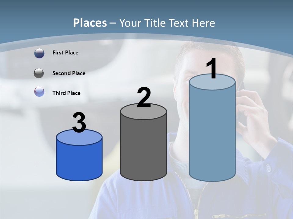 Flower Decor Balloon PowerPoint Template