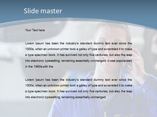 Flower Decor Balloon PowerPoint Template