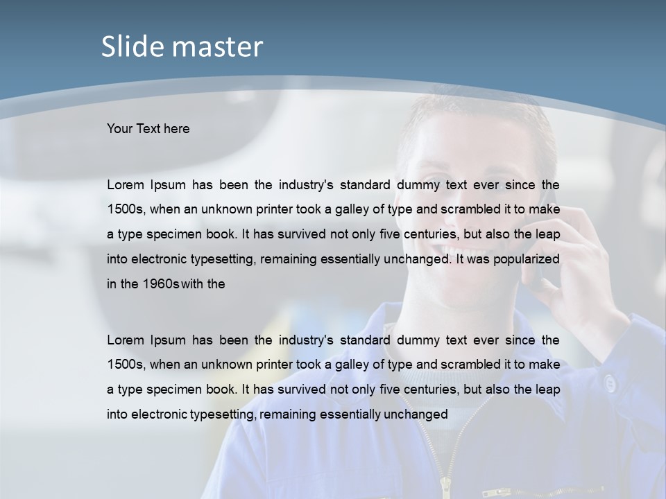 Flower Decor Balloon PowerPoint Template