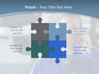 Flower Decor Balloon PowerPoint Template