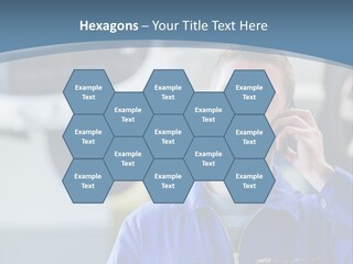 Flower Decor Balloon PowerPoint Template