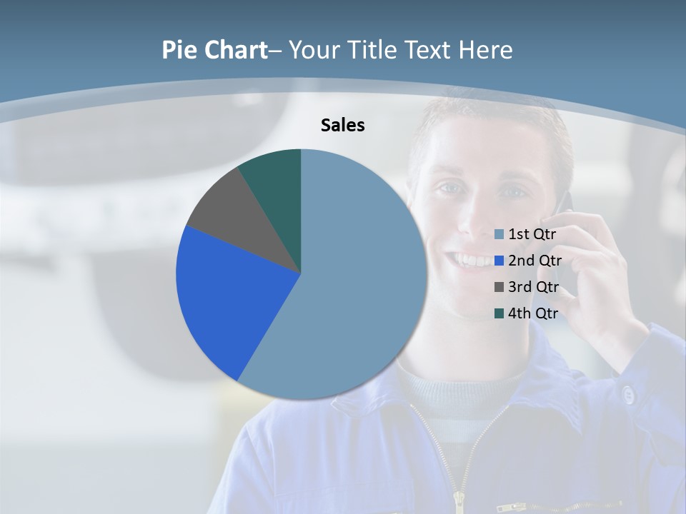 Flower Decor Balloon PowerPoint Template