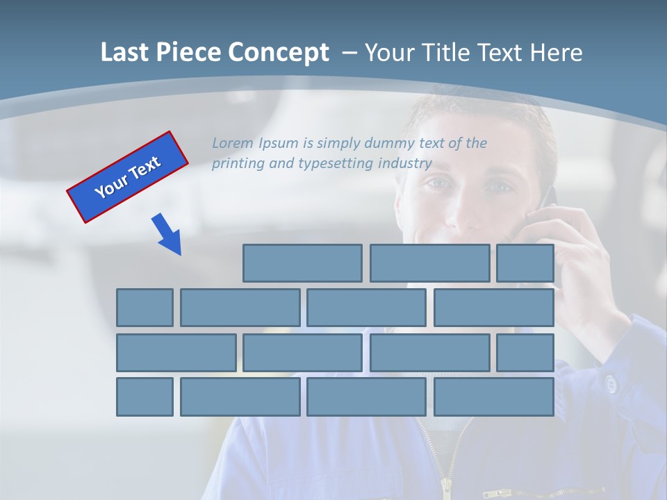 Flower Decor Balloon PowerPoint Template