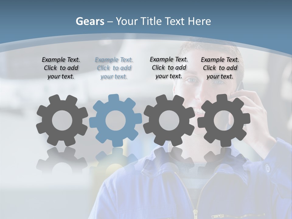 Flower Decor Balloon PowerPoint Template