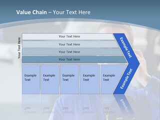 Flower Decor Balloon PowerPoint Template
