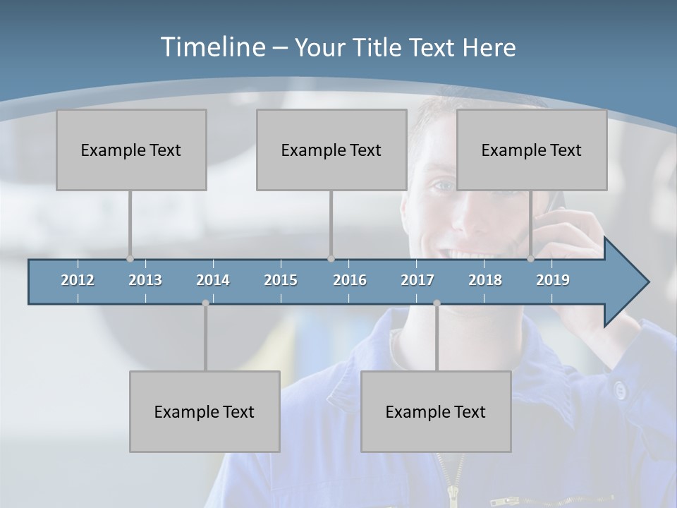 Flower Decor Balloon PowerPoint Template