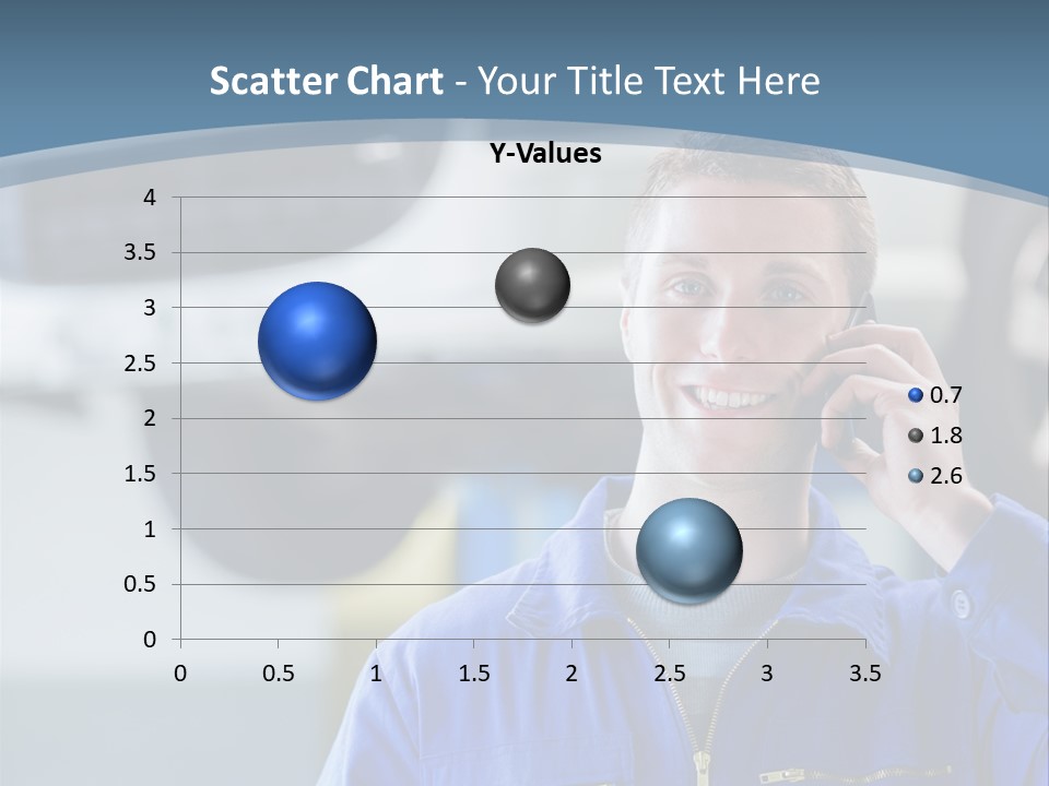 Flower Decor Balloon PowerPoint Template