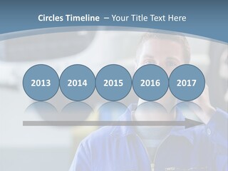 Flower Decor Balloon PowerPoint Template