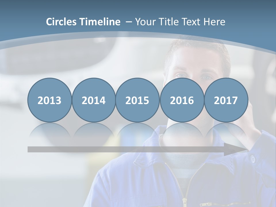 Flower Decor Balloon PowerPoint Template