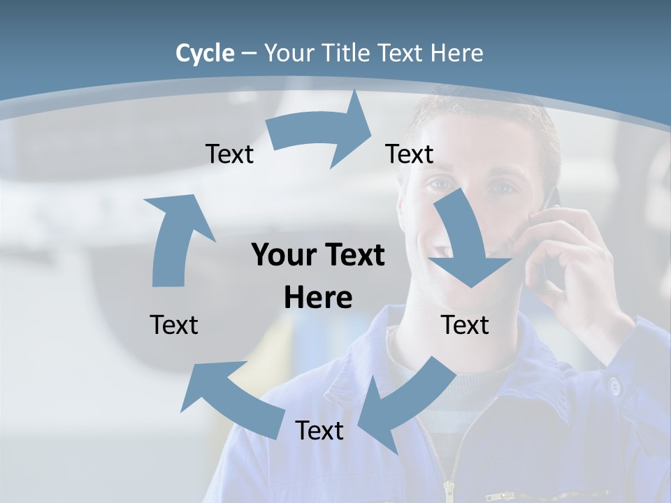 Flower Decor Balloon PowerPoint Template