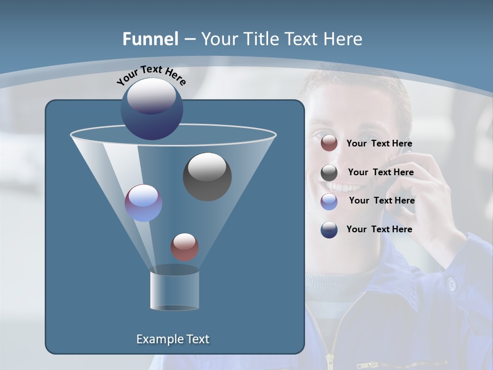 Flower Decor Balloon PowerPoint Template