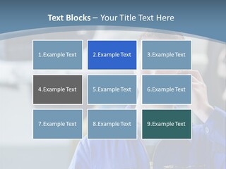 Flower Decor Balloon PowerPoint Template