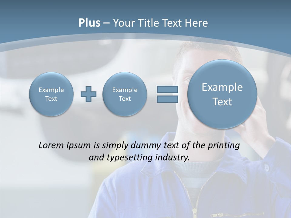 Flower Decor Balloon PowerPoint Template
