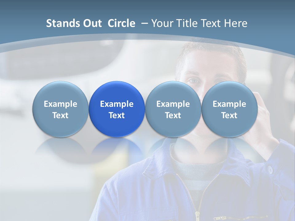 Flower Decor Balloon PowerPoint Template