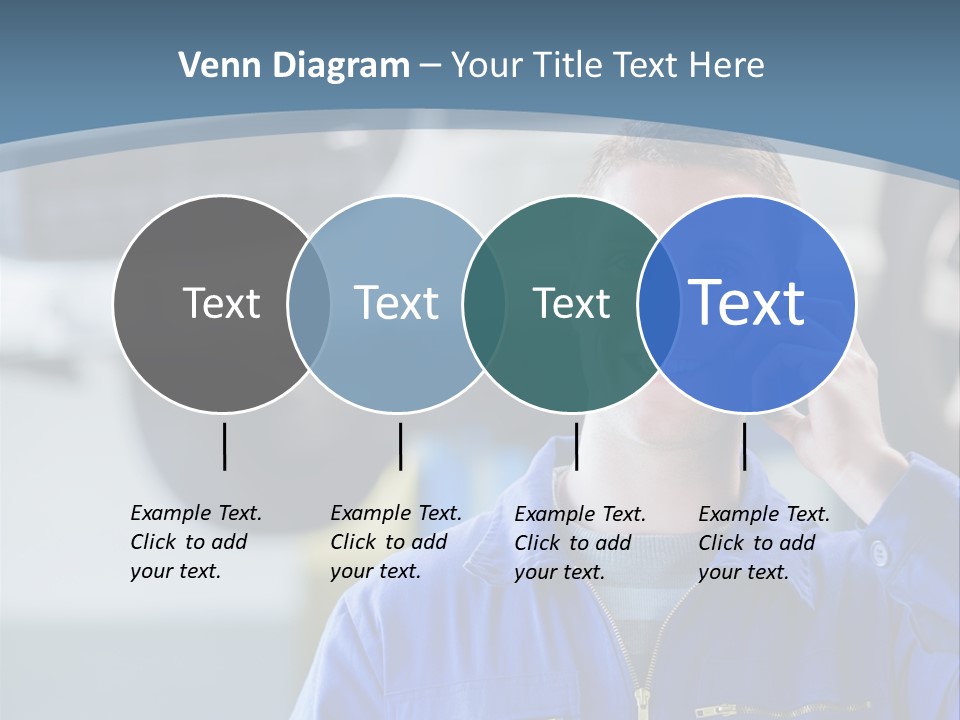 Flower Decor Balloon PowerPoint Template